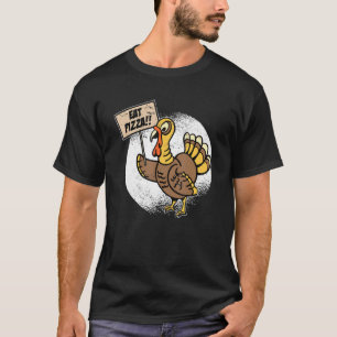 Türkei isst Pizza Erwachsene Vegan Kids Erntedank T-Shirt