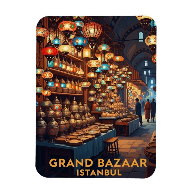 Türkei Istanbul Grand Bazaar Magnet (Vertikal)