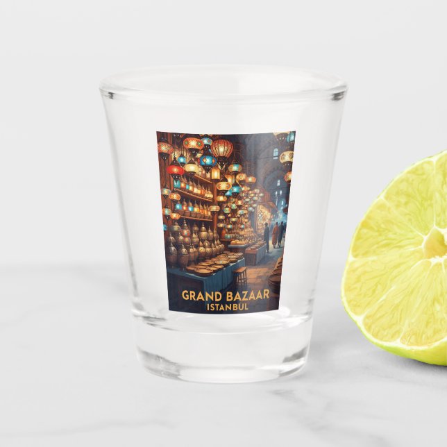 Türkei Istanbul Großer Basar Schnapsglas (Vorderseite)