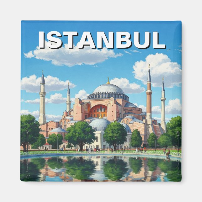 Türkei Istanbul Hagia Sophia Magnet (Vorne)