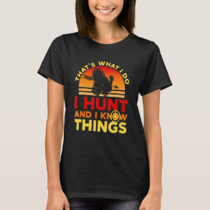 Türkei Jagd Retro Vintag Türkei Jäger T-Shirt