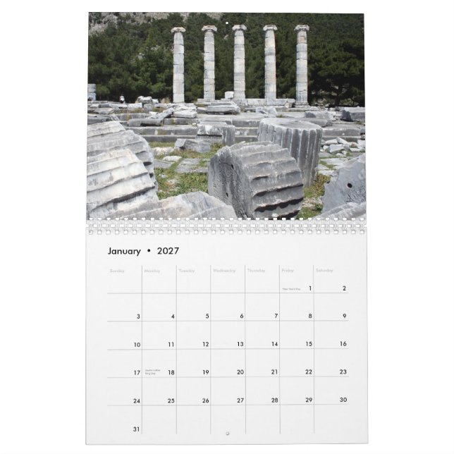 Türkei Kalender (Jan 2027)