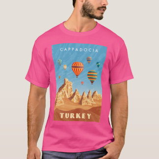 Türkei Kappadokien - Retro Travel Minimalistic Pos T-Shirt