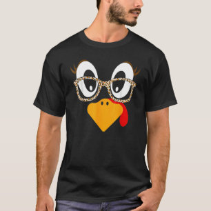 Türkei konfrontiert Eyelashes Leopard Glasses Than T-Shirt
