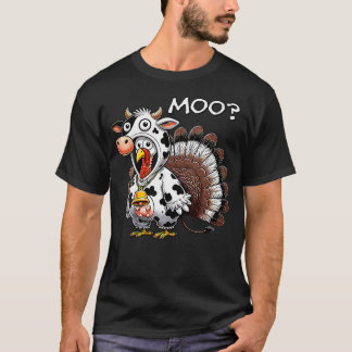 Türkei Kuh Funny Turkey Mow Erntedank Männer B T-Shirt