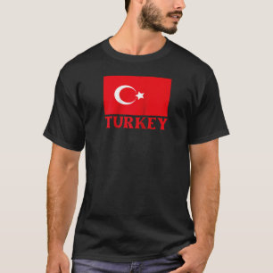 Türkei Länderflagge Souvenir Türkei Vintag Raglan T-Shirt