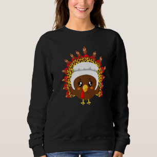 Türkei Leopard Pilgrim Matching Girl Kinder Frauen Sweatshirt