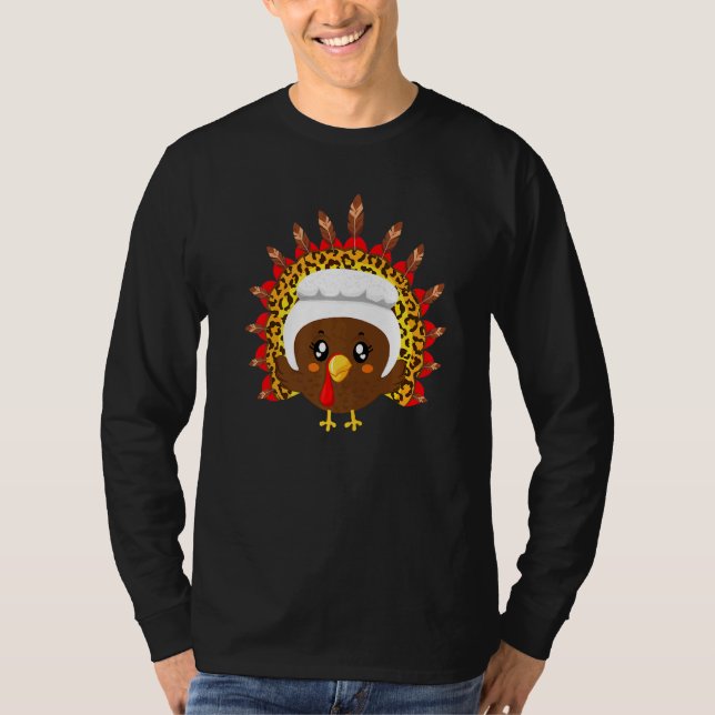 Türkei Leopard Pilgrim Matching Girl Kinder Frauen T-Shirt (Vorderseite)