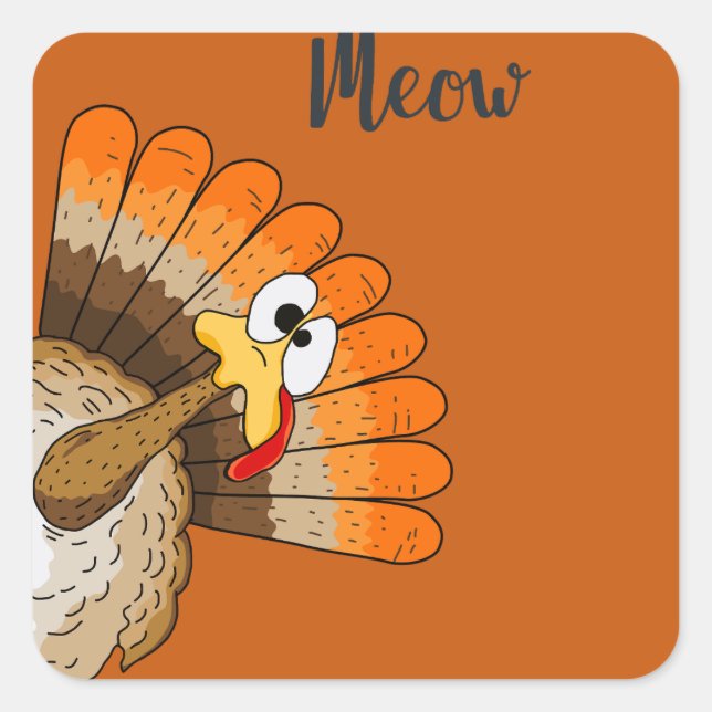 Türkei Meow Stickers (Vorderseite)