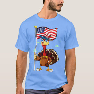 Türkei mit amerikanischer Flagge 1 T-Shirt