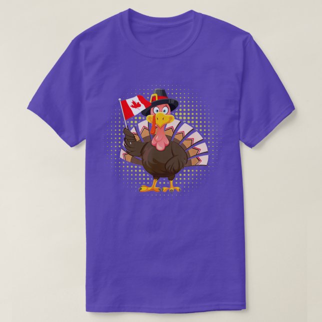 Türkei mit kanadischer Flagge Cooler kanadischer E T-Shirt (Design vorne)