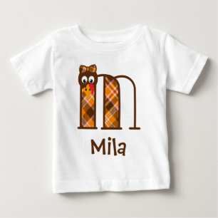 Türkei Monogram Letter m Erntedank T - Shirt