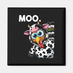 Türkei Moo Cow Kostüm Witziger Erntedank Hallowee Magnet