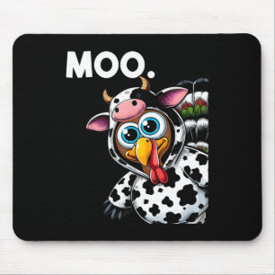 Türkei Moo Cow Kostüm Witziger Erntedank Hallowee Mousepad