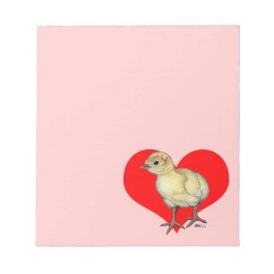 Türkei Poult Heart Notizblock