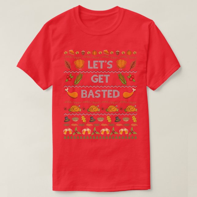 Türkei Pullover Basted Funny Ugly Thanksg (Design vorne)