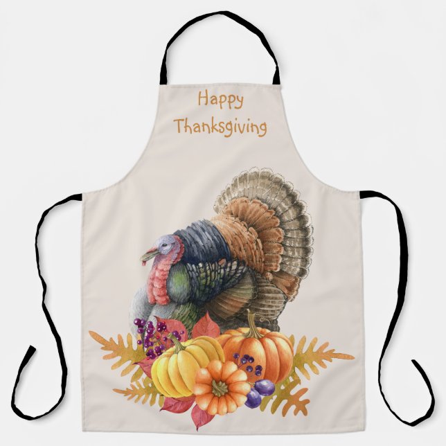 Türkei Pumpkins Erntedank Schürze (Vorderseite)