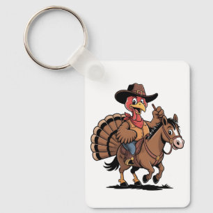 Türkei Reiten eines Pferdes Cowboy Türkei Erntedan Schlüsselanhänger