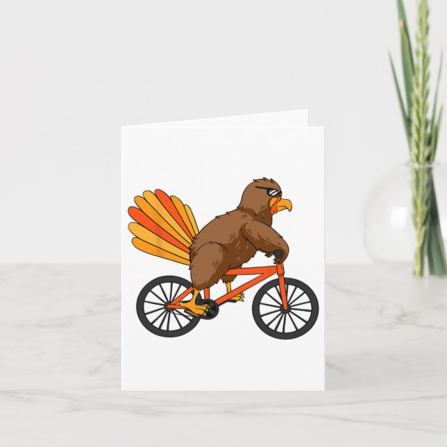 Türkei Reiten Erntedank Tag Cooles Fahrrad A Karte (Vorderseite)