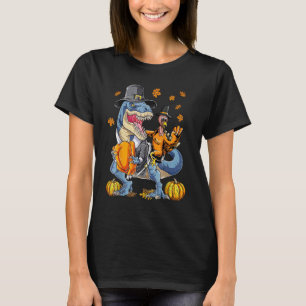 Türkei Riding Dinosaur rex Erntedank Pilgrim B T-Shirt