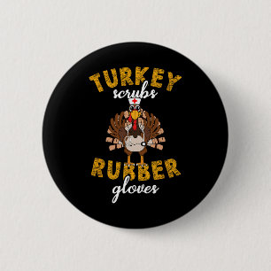 Türkei Rubber Gloves Erntedank Scrub Top Button