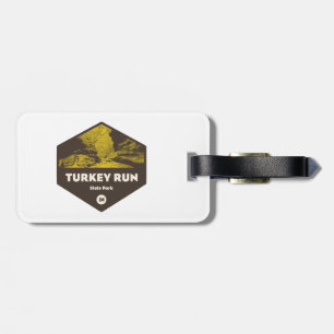 Türkei Run Staat Park Indiana Gepäckanhänger