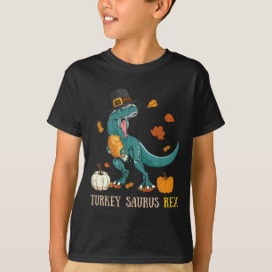 Türkei Saurus Rex Dinosaur Funny Erntedank T-Shirt