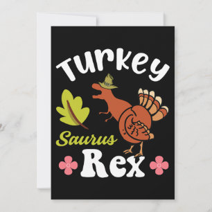 Türkei Saurus Rex Erntedank Dinosaurier Türkei Kin Einladung