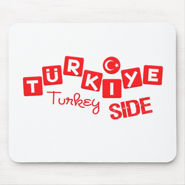 TÜRKEI-SEITENMOUSPAD - anpassen Mousepad (Vorne)