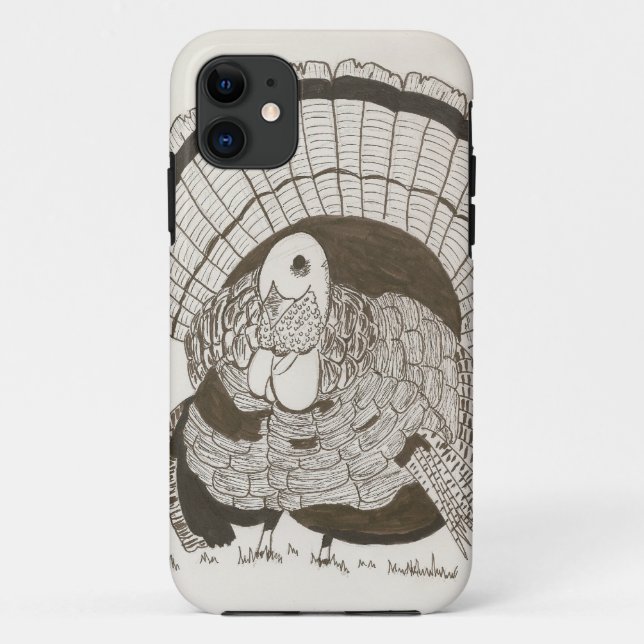 Türkei Sepia Sketch iPhone 5 Fall Case-Mate iPhone Hülle (Rückseite)