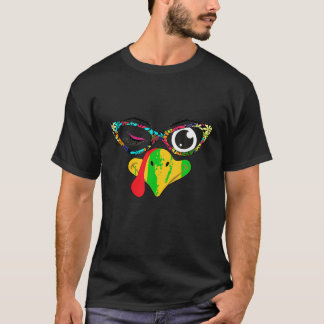 Türkei sieht hübschen Augen Floral Gefärbte Krawat T-Shirt