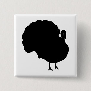 Türkei-Silhouette Button