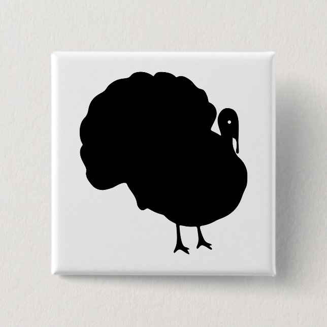 Türkei-Silhouette Button (Vorderseite)