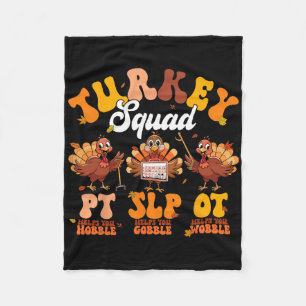 Türkei Squad Ot PT Slp Berufliche Therapie Dank Fleecedecke