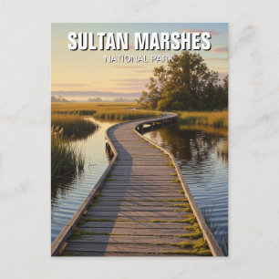 Türkei Sultan Marshes National Park Travel Postkarte