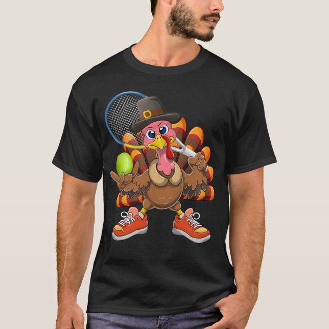 Türkei Tennis Erntedank Tennis Tennis T-Shirt (Vorderseite)