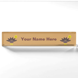 Türkei Time Erntedank Custom Desk Namplate Namensplakette