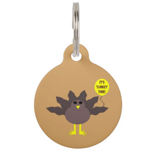 Türkei Time Erntedank Custom Dog Tag Tiernamensmarke