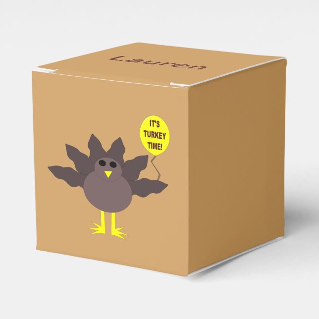 Türkei Time Erntedank Custom Favor Box Geschenkschachtel (Vorderseite)