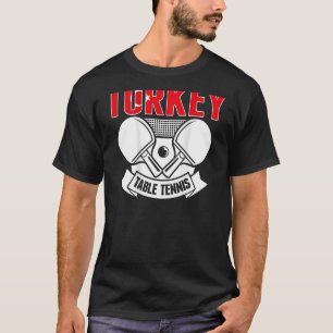 Türkei Tischtennis unterstützen türkisches Ping Po T-Shirt
