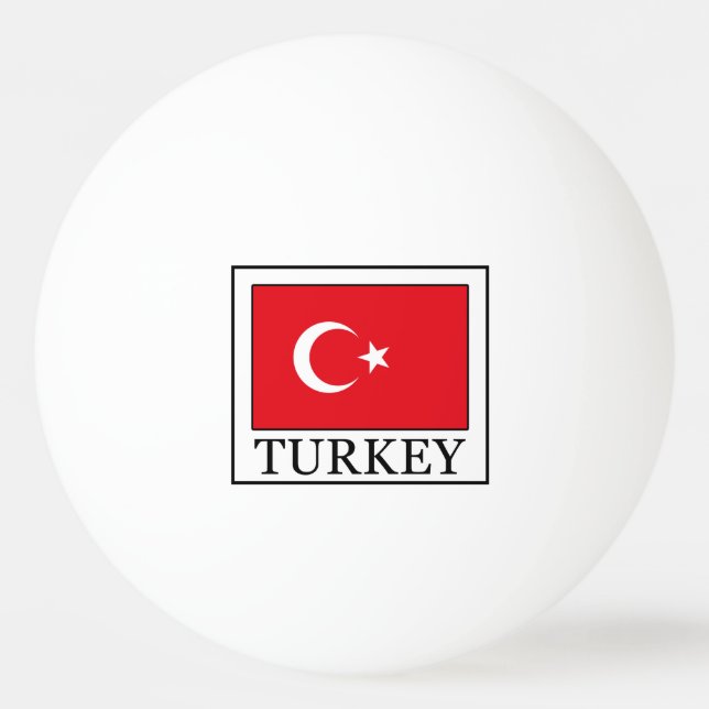 Türkei Tischtennisball (Vorderseite)