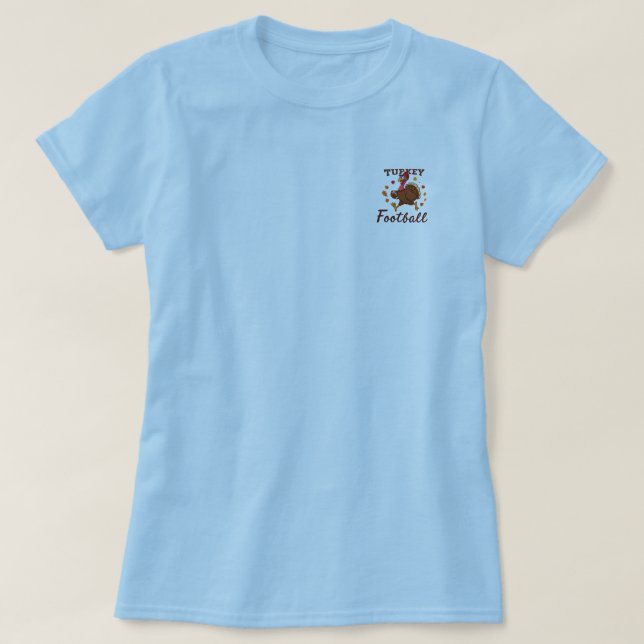 Türkei Touchdown A Playable Erntedank Design T-Shirt (Design vorne)