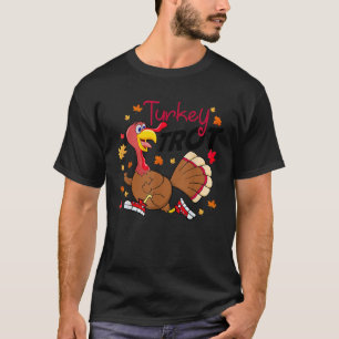 Türkei Trot Kostüm Witziges Türkei Rennen Herbst a T-Shirt