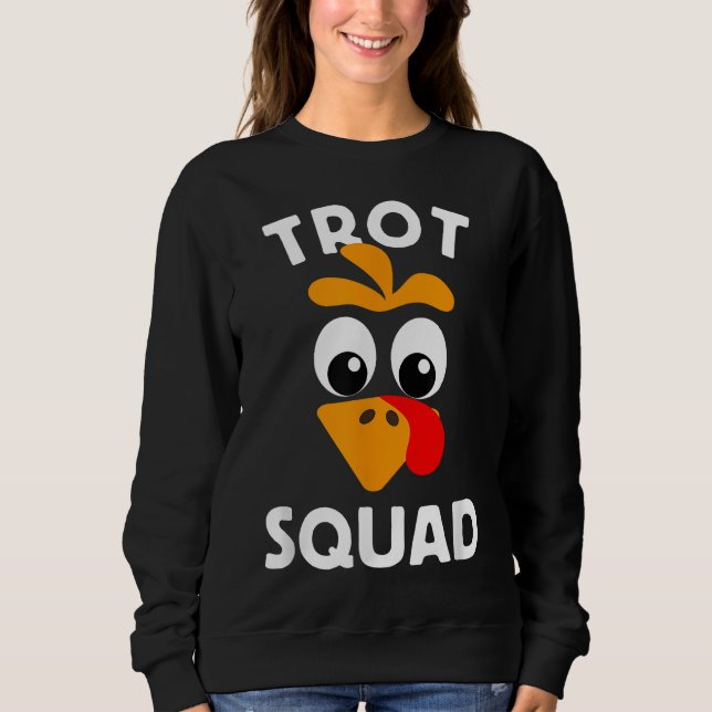 Türkei Trot Squad Running Apparel Sweatshirt (Vorderseite)