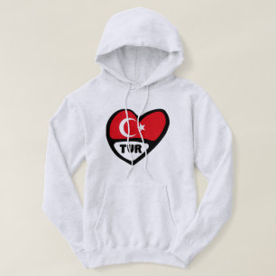 Türkei TUR Ländercode Hoodie
