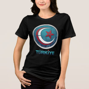 Türkei Türkei Europa Asien Tri-Blend Shirt
