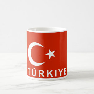 Türkei Türkisches Flaggenland Türkischer Name Kaffeetasse