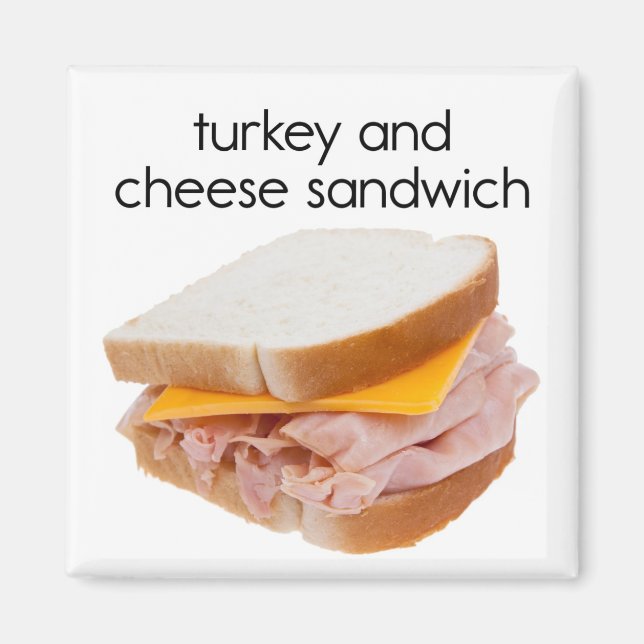 Türkei und Kühlschrank Sandwich Magnet (Vorne)