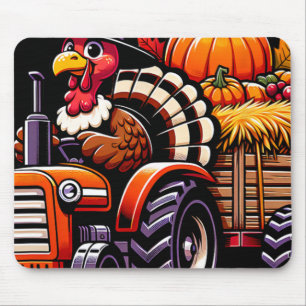 Türkei und Traktoren Jungen Kinder Mädchen Ernteda Mousepad
