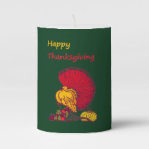 Türkei und Veggies glücklich Thanksgiving grün